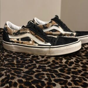 Camo and Black Sneakers